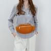 Women's fanny pack, new fluff fabric, double-layer women's breast bag, casual and simple change bag, mobile phone bag.