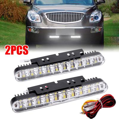 2x 30 LED Daytime Running Lights Car Driving Lamp Turn Signal Indicators Lights New