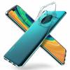 Case and Neck Strap for Huawei MATE 30 - Transparent Soft TPU Adjustable Black Cord Phonillico®