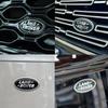 3D Aluminium Logo Land Rover Emblem Car Front Sticker Rear Trunk Badge For Land Rover Range Rover Freelander Discovery Defender SA4