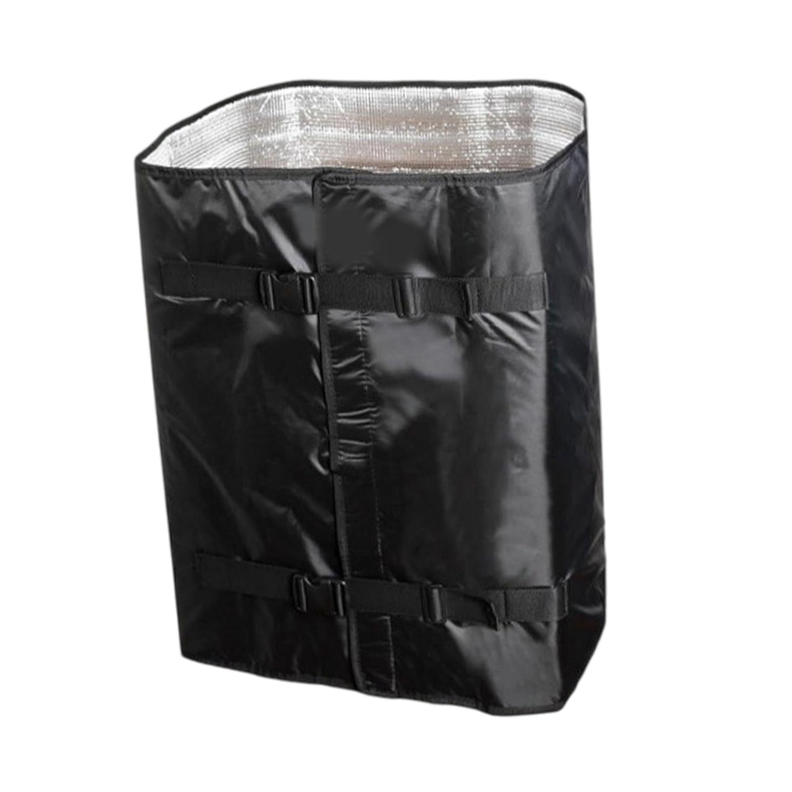 

Beehive Insulated Cover Oxford Cloth Warm Windproof Sleeve for Bee Keeping Hive Protection in Cold Weather чёрный