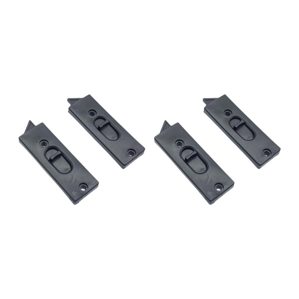 4Pcs Snap in Tilt Latch Sliding Window Tilt Latch Replacement Sturdy Center Spacing Sliding Lock Window Parts 2 Hole Hardware
