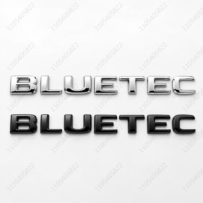 3D ABS BLUETEC Znak Odznak Samolepka pro Mercedes Benz W212 W166 ML350 GL350 E350 Logo na kufr Samolepka Auto Vnější Doplňky