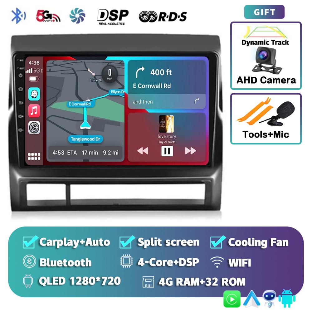 

Android 14 Carplay Auto 4G+WIFI Автомагнитола для Toyota Tacoma 2 N200 Hilux 2005-2015 Навигация GPS Мультимедийный Видеоплеер Стерео