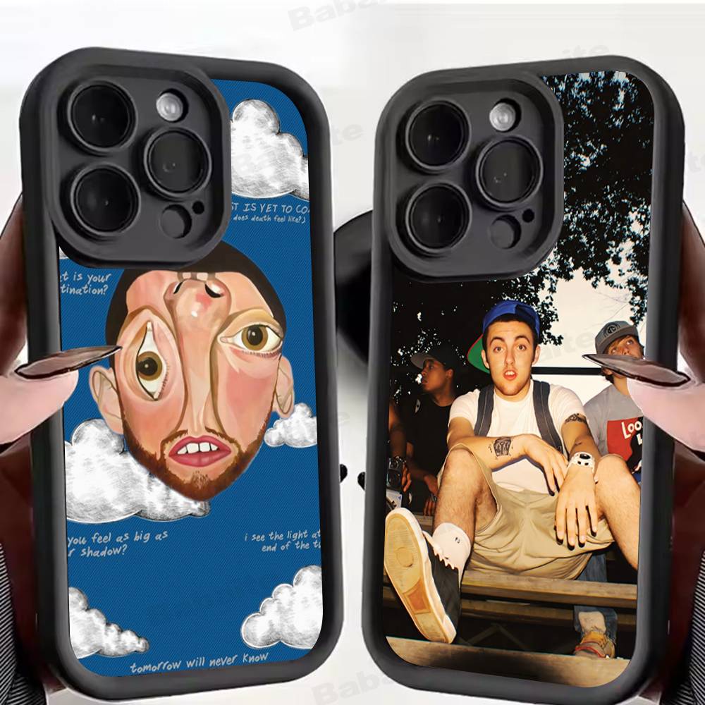 Custodia Morbida in Silicone Cool M-mac Miller per Telefono per iPhone 17 16 14 13 12 11 15 Pro Max Plus Air Cover