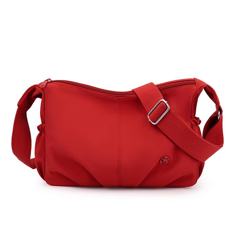 Damen Schultertasche mit großem Fassungsvermögen, einfarbig, Umhängetasche für Mütter mittleren Alters