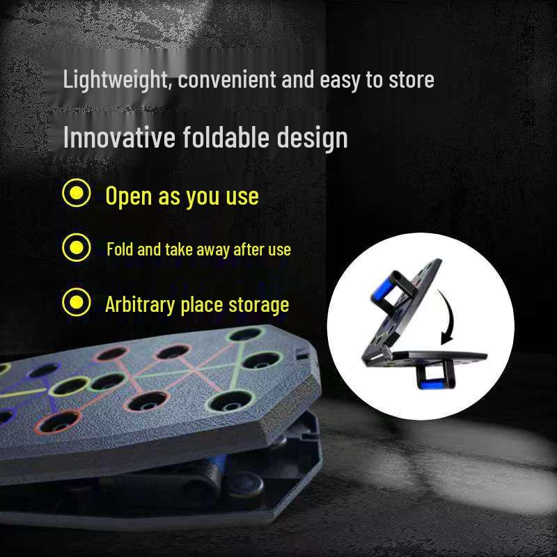 Portable Multifunctional Foldable Push-Up Board Stand for Cross-Border Use