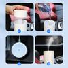Mini Car Humidifier 80ml 7 Colors LED Ambient Light Ultrasonic USB Electric Aromatherapy Essential Oil Diffuser