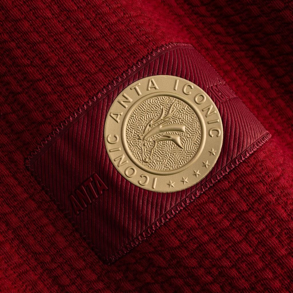 Anta Cross-Border Collaboration Lifestyle Series Spring 2026 Hooded Sweatshirt Unisex Tops Brick-Red 172618701-4