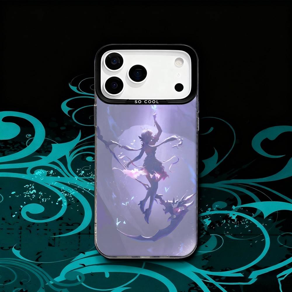 

H-Honkai Star Rail Касторице Для iPhone 17,16,15,14,13,12,X,8,Pro,Max,Plus,SE4,Air,Mini Противоскользящий Черный IMD Матовый Чехол iPhone15plus