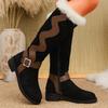 Women's -Lined Tall Winter Boots, Warm Fashion Long Boots for Cold