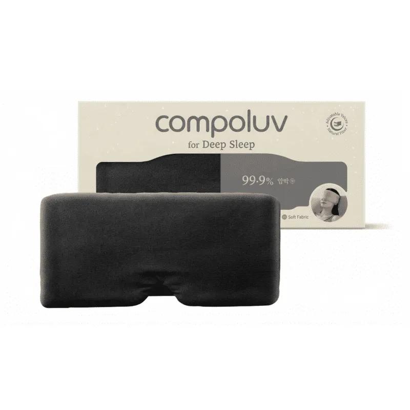 QQRT Compoluv Blackout Sleep Mask Light Grey