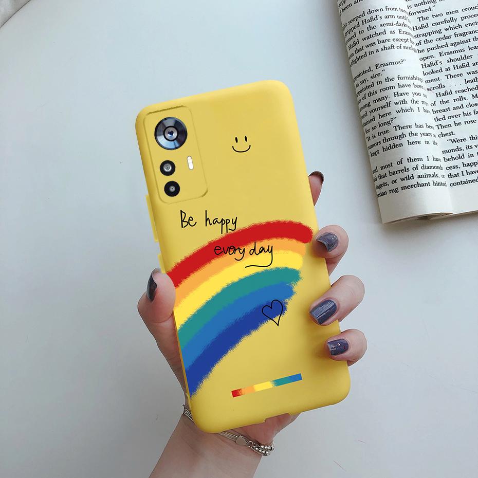 For Xiaomi 12T Pro Case Colorful Rainbow Flower TPU Back Cover For Xiomi Xiaomi Mi12T Mi 12 T 12T Xiaomi12T Pro Soft Cases Coque