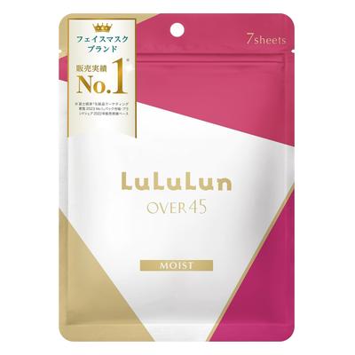 OVER45 Camellia Pink Moist Face Masks, 7 Blatt – Feuchtigkeitsspendende Hautpflege für reife Haut