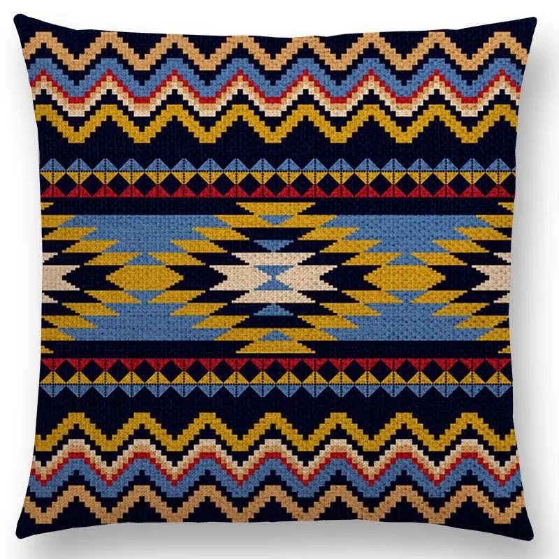 Colorful Geometric Pattern square Cushion Cover Pillow Case Decorative Line/ Throw Pillows Cushions for Home Decor x