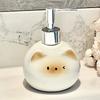 Siamese Cat Ceramic Hand Sanitizer Press Bottle Toilet Shampoo Shower Gel Packaging Bottle Dispenser for Liquid Soap
