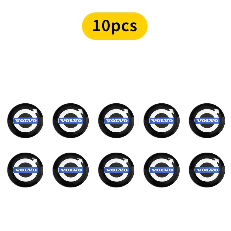 Samochód 14mm Naklejka z Emblematem Kluczyka Logo Kalkomania na Kluczyk Sterowania Auto Volvo ES90 EC40 EX40 EM90 XC90 V90 V60 XC60 V40 S80 S60 S90 C40 XC