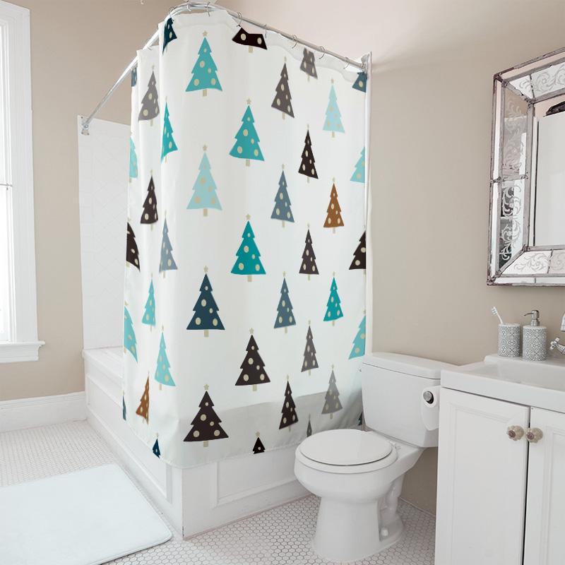 GAETU Bathroom Shower Curtain Floral Vintage Farmhouse Rustic Waterproof Decor for Home