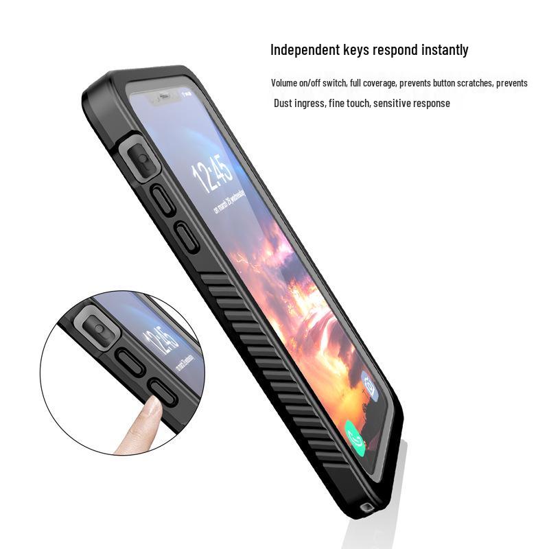 Profesjonalne wodoodporne i odporne na wstrząsy etui do iPhone 11 Pro Max - Idealne do pływania, snorkelingu i sportów na świeżym powietrzu