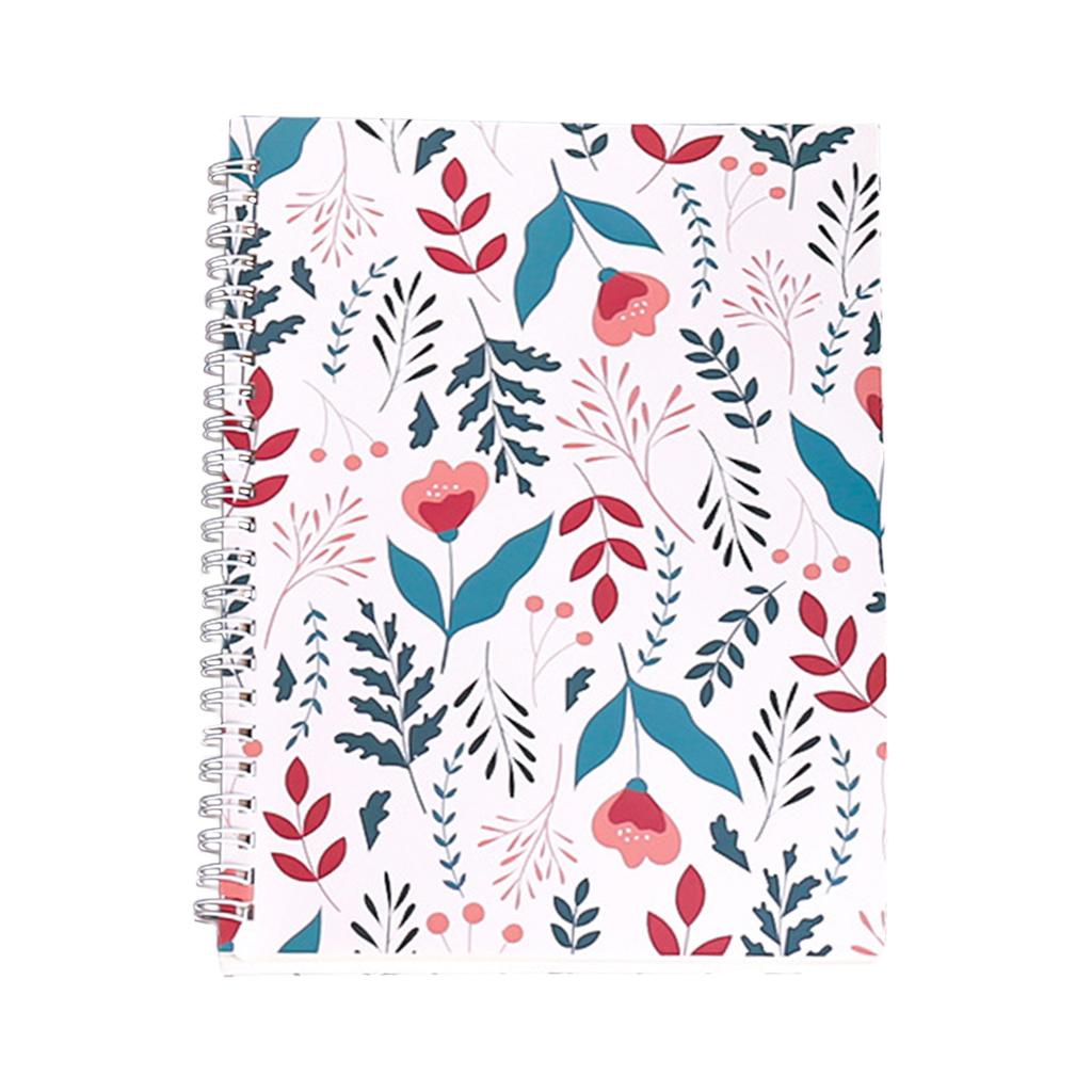 Papier autocollant à décoller des deux côtés Carnet japonais minimaliste Cahier à feuilles mobiles pour étudiants Planificateur rechargeable avec reliure spirale