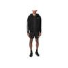 Emporio Armani SS23 EA7 Series Letter Logo Printed Drawstring Hooded Jacket Men Jackets Black 3RPM63-PJ05Z-0200