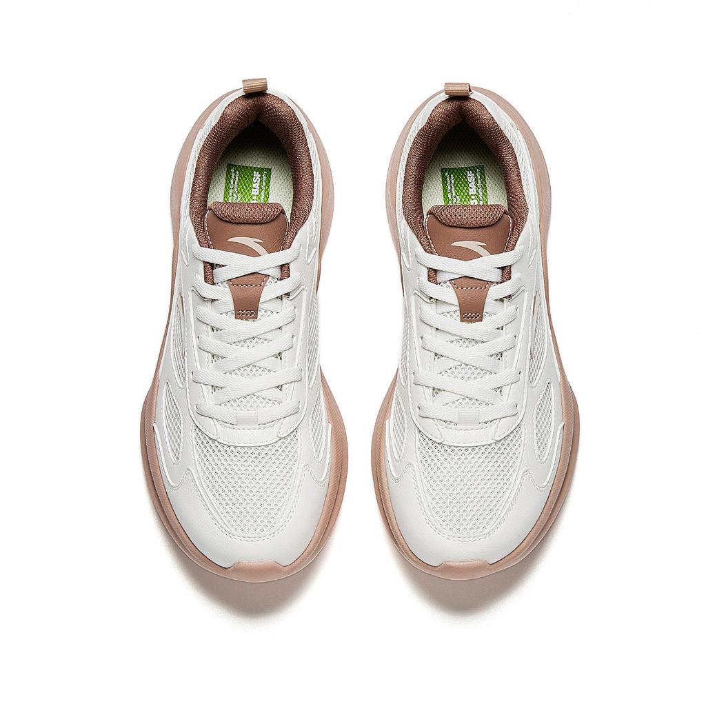 Anta Moonlight Versatile Fashion Height Increasing Slimming Soft Sole Comfortable Shock Absorbing Wear Resistant Low Top Casual Shoes 922618898-4