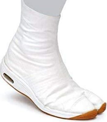 Air Cushion Tabi Socks for Festivals [Sokaido] (White) (Size 27.5)