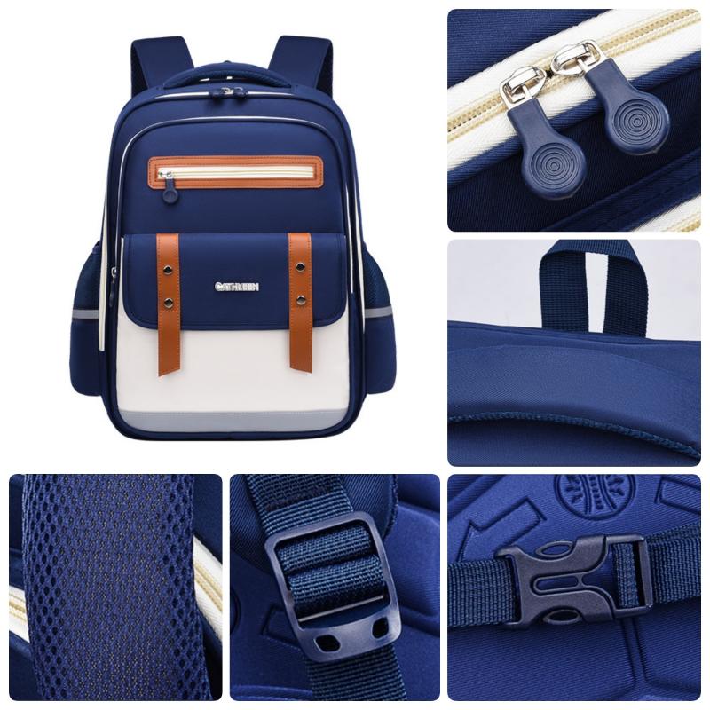 Moda Yeni Bulut Okul Çantası 1-3-6 Sınıf İlkokul Öğrencileri İçin Kitap Çantası Erkek ve Kız Çocukları Hafif Yük Azaltma Çocuklar İçin Büyük Kapasiteli Sırt Çantası
