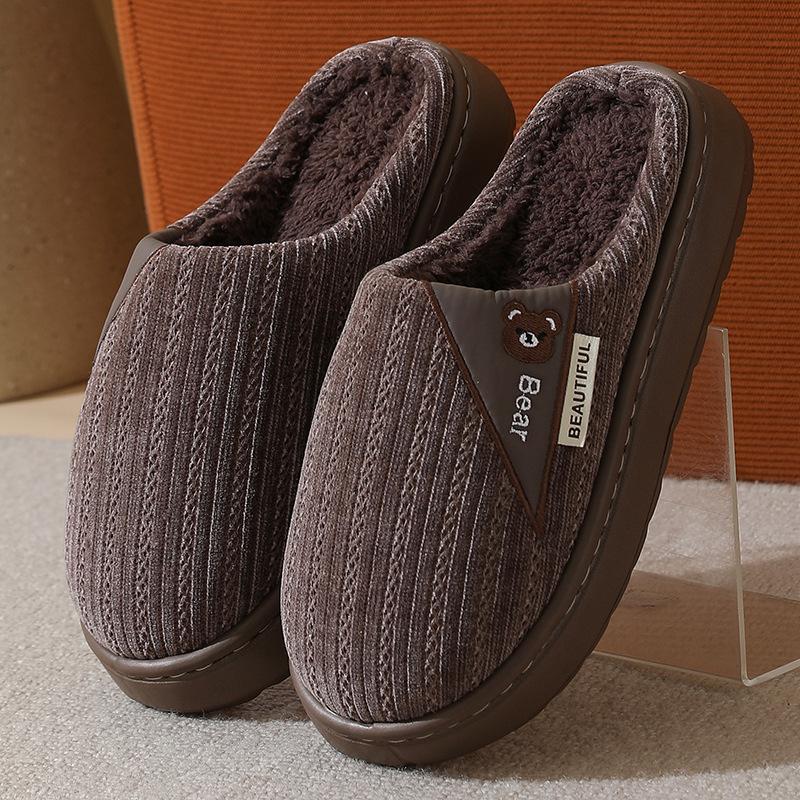 Fashion Casual Women's Home Slippers Plush Luxury Designer Woman Shoes Indoor Fluffy Winter Platform Fuzzy Fur Slides Elegant Flats Soft