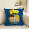 B-Beavis And Butt-Head Kissenbezug Natürliches Leinen Kissenbezug Set, All-In-One Dekoration Für Sofa, Schlafzimmer & Stuhl