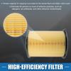 ABSOPRO Cabin Air Filter No. C V6Z9601A 7.48" X 5.87" Engine Air Filter for Ford Escape 2.0L 2013-2019, Polyurethane, Yellow