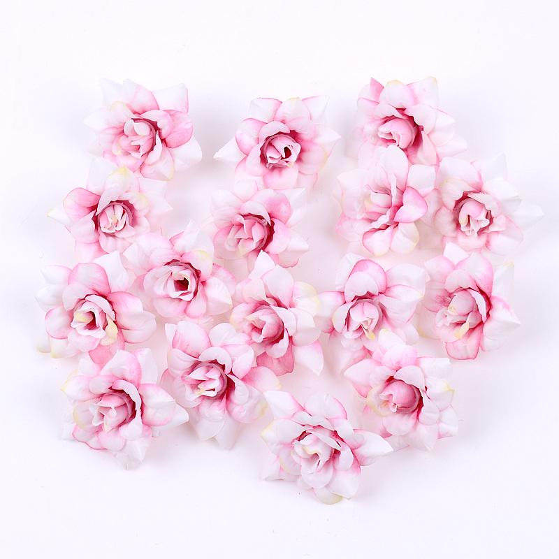 Silk Pointed Rose Small Flowers for DIY Headwear & Wedding Decoration