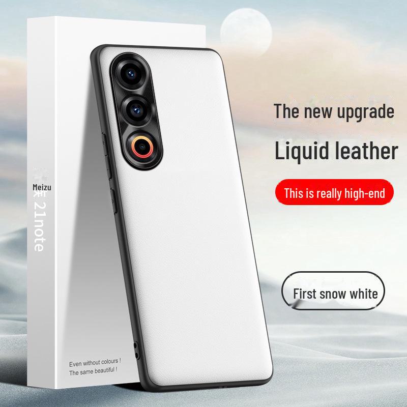 Liquid Leather Anti-Fall & Anti-Fouling Protective Case for Meizu 21Note Mobile Phone