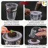 1pc, Includes 5 Components, Hydroponic Seed Pot, Plastic Transparent Cylindrical Hydroponic Growing Kit,