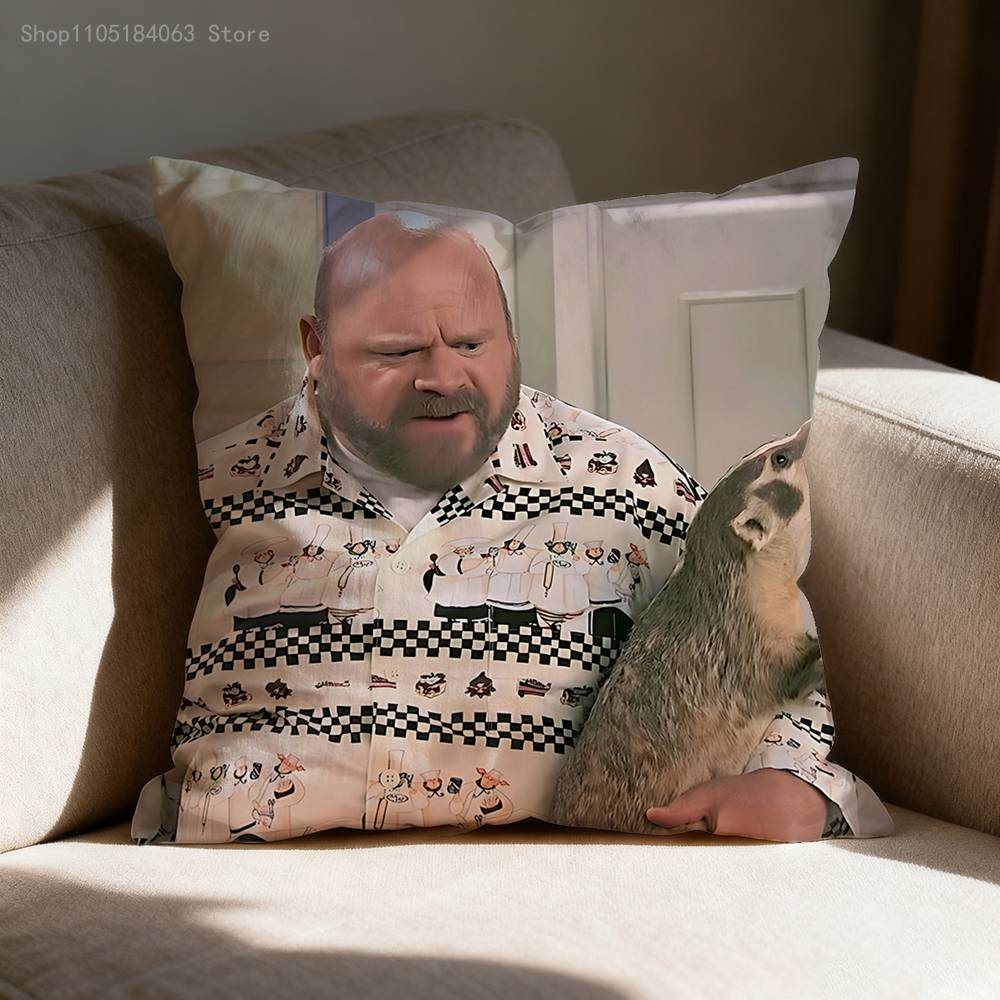 Jag Äter Barn B-Bertram Meme Kuddfodral För Soffa Dekor Bil Kontor Rum Tryckt Kuddfodral Dekorationer och Skydd