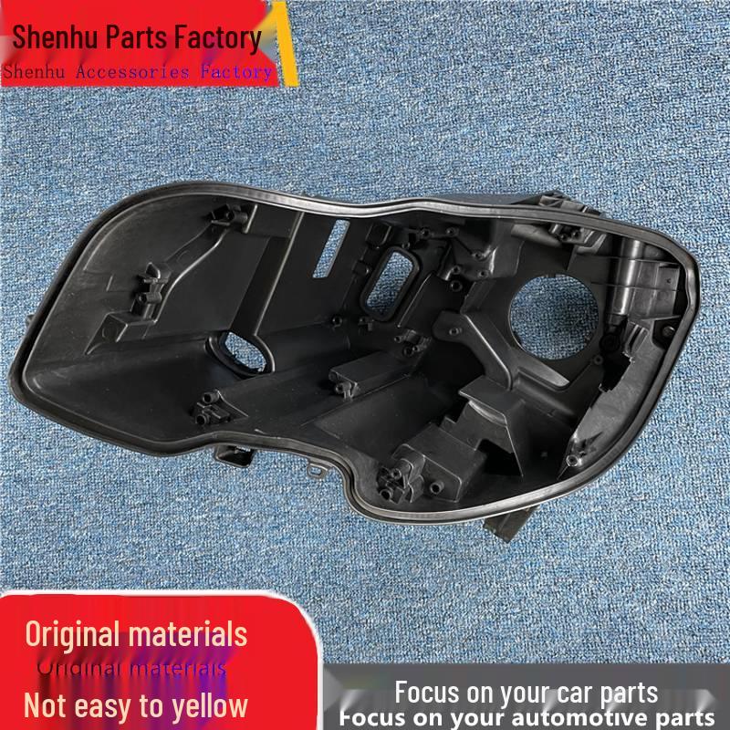 

Compatible Front Headlight Rear Housing for 10-13 Mercedes CLS - Black Plastic Base
