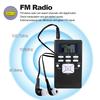 Mini Portable DSP Stereo FM Radio Digital Clock Receiver for Meeting Simultaneous Interpretation
