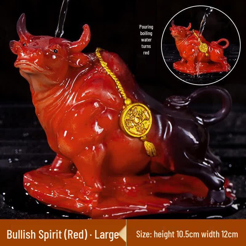 Color-Changing Golden Toad Tea Pet