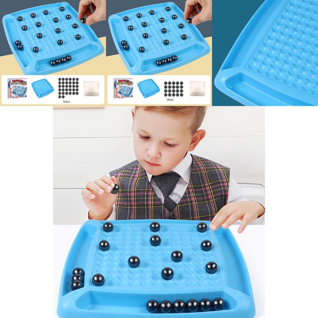 Magnetic Induction Chess Fun Magnetic Chess Game For Training Focus And Logical Thinking Educational Toy For Parent-child Interaction Plastic Material