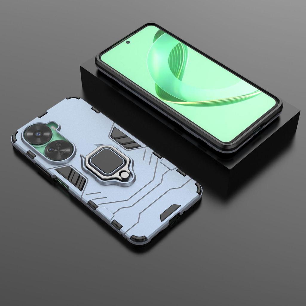 Huawei Nova12 PRO / Mate 60 PRO Black Panther Protective Stand Case - Full Coverage, Anti-fall