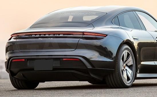 Porsche Taycan - CHROME TRUNK LID STRIP
