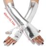 Metallic-Handschuhe Nachtclub-Tanzhandschuhe Weihnachtsfeier-Zubehör Halbfinger-Stretchhandschuhe für Konzert Oper