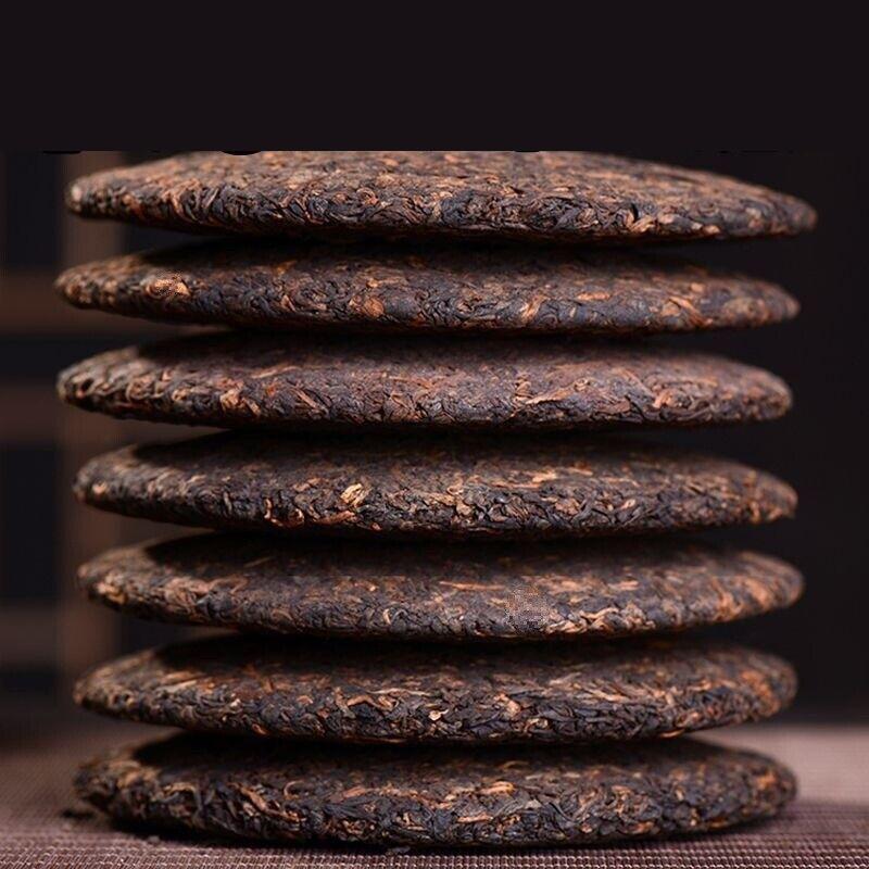 Menghai Old Banzhang Aged Old Puerh Tea Ancient Tree Ripe Tea 357g/CAKE