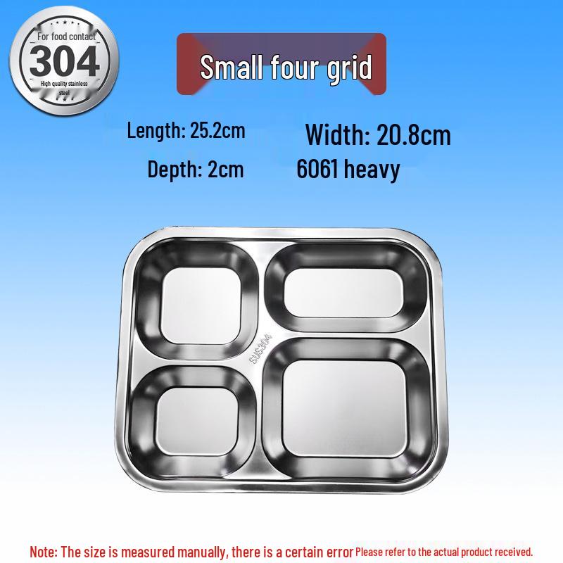 

Утолщенная секционная тарелка из нержавеющей стали 304 для детей и взрослых