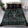 Beding Set Skul Cthulhu Satan Black Goat Printed Cozy Soft Duvet Cover King Quen Twin Single Sized Dimensions Birthday Gift Bedrom Decoration