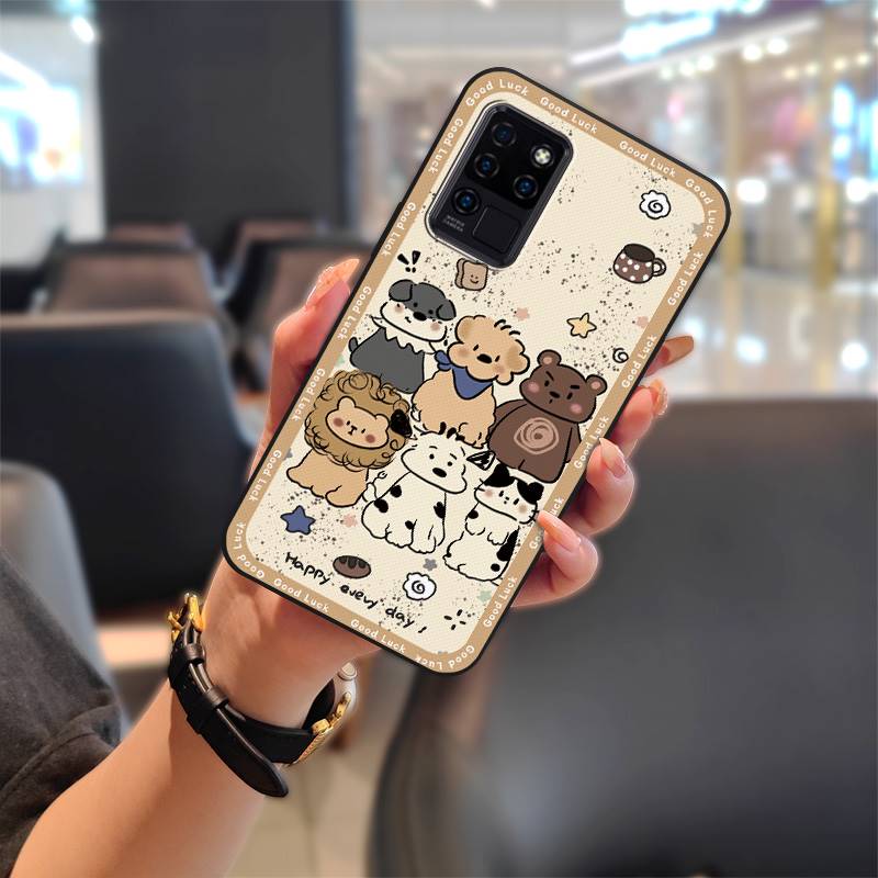 Waterproof Back Cover Phone Case For Oukitel C21 Soft Case Graffiti Cartoon Durable Shockproof TPU Phone Pouch Cute