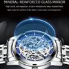 Chenxi Men's Automatic Mechanical Watches Business Waterproof Luminous Watch Men Stainless Steel Skeleton Wristwatch