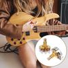 2 Pack Full Size Metric Guitar Bass Pots, 500k Potentiometer Brass Shaft Audio Taper Potentiometers, Guitar Potentiometer for Volume and Tone Short