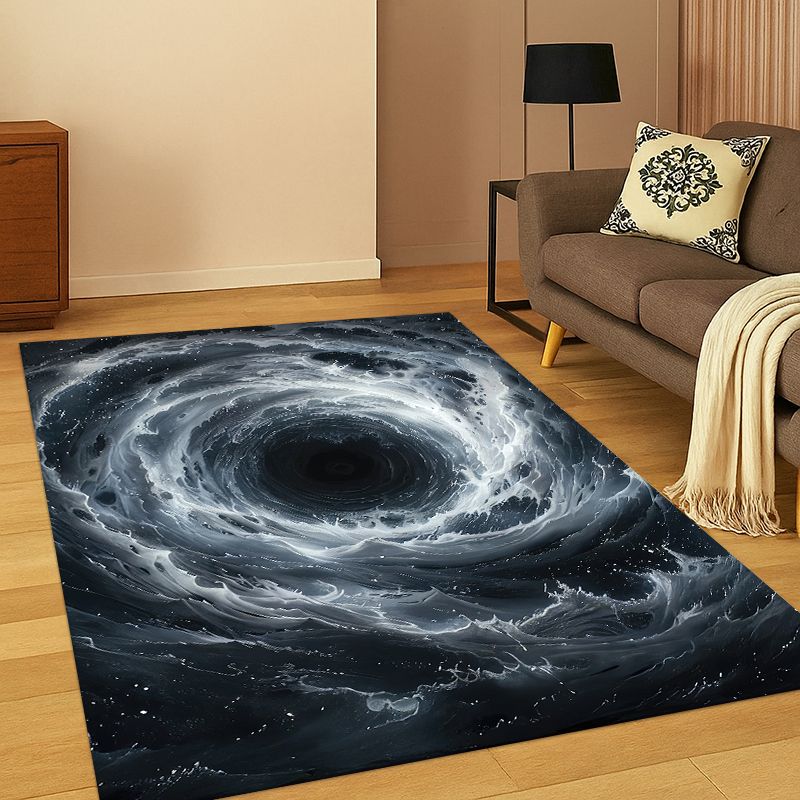 Universe Milky Way Space Stars Galaxy Earth Carpet Rug for Bedroom Living Room Sofa Doormat Home Decor,Kid Area Rug Non-slip
