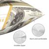 100 Dollar Banknoten Kissenbezug Bedruckter Polyester Kissenbezug Dekor Wurfkissenbezug Zuhause Quadratisch 40*40cm